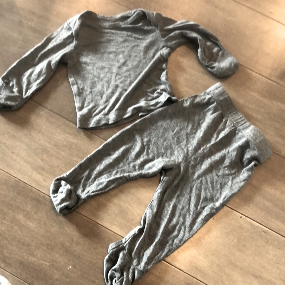 0-3 months two piece sleep set